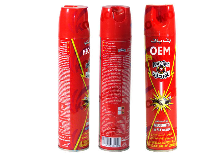 High Efficient Flying And Crawling Insect Killer Spray No Ash , Smoke Or Residue